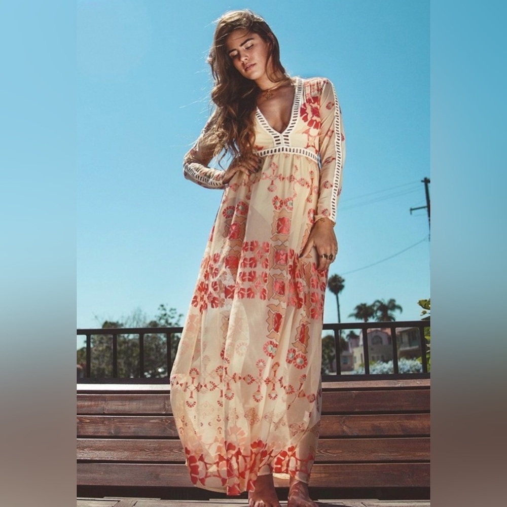 For Love And Lemons Barcelona maxi gown
